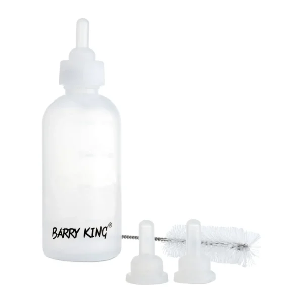 BarryKing Zestaw Butelka Do Karmienia Dla Szczeniąt 3 Smoczki Plus Szczoteczka 60 Ml BarryKing Zestaw Butelka Do Karmienia Dla Szczeniąt 3 Smoczki Plus Szczoteczka 60 Ml