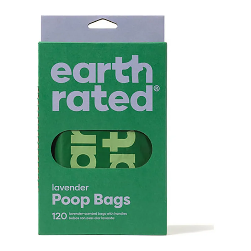 Worki lawendowe z uchwytami Earth Rated 120 szt. – do psa i kuwety