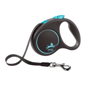 Flexi Smycz Black Design L Taśma 5m Do 50kg Niebieska Flexi Smycz Black Design L Taśma 5m Do 50kg Niebieska