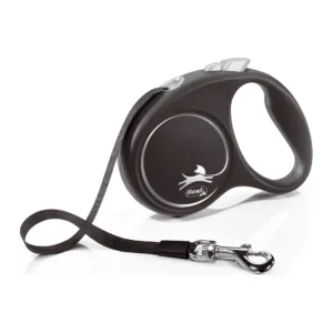 Flexi Smycz Black Design M Taśma 5m Do 25kg Czarna Flexi Smycz Black Design M Taśma 5m Do 25kg Czarna