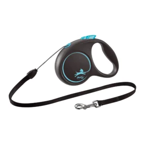 Flexi Smycz Black Design S Linka 5m Do 12kg Niebieska Flexi Smycz Black Design S Linka 5m Do 12kg Niebieska