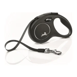 Flexi Smycz New Classic S Taśma 5m Do 15kg Czarna