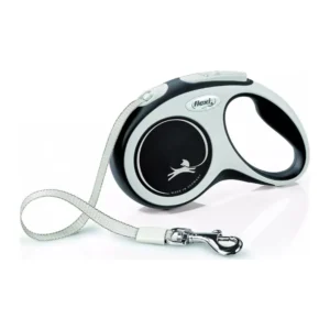 Flexi Smycz New Comfort S Taśma 5m Do 15kg Czarna