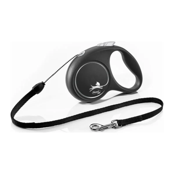 Flexi Smycz Oryginalna Black Design S Linka 5m Do 12kg Czarna Flexi Smycz Oryginalna Black Design S Linka 5m Do 12kg Czarna